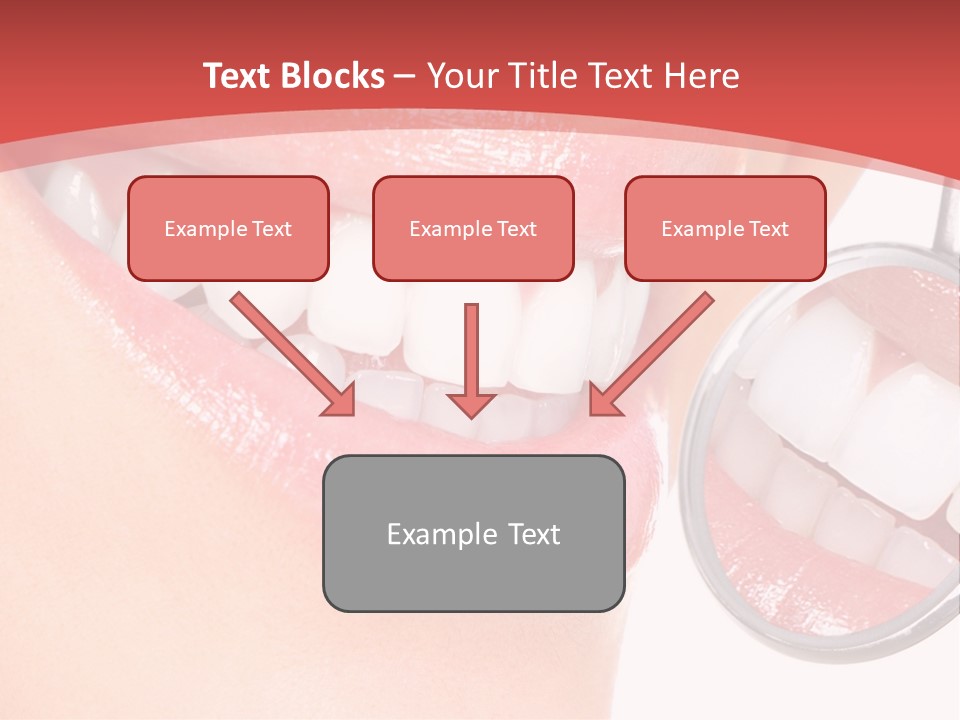Whitening Woman Young PowerPoint Template