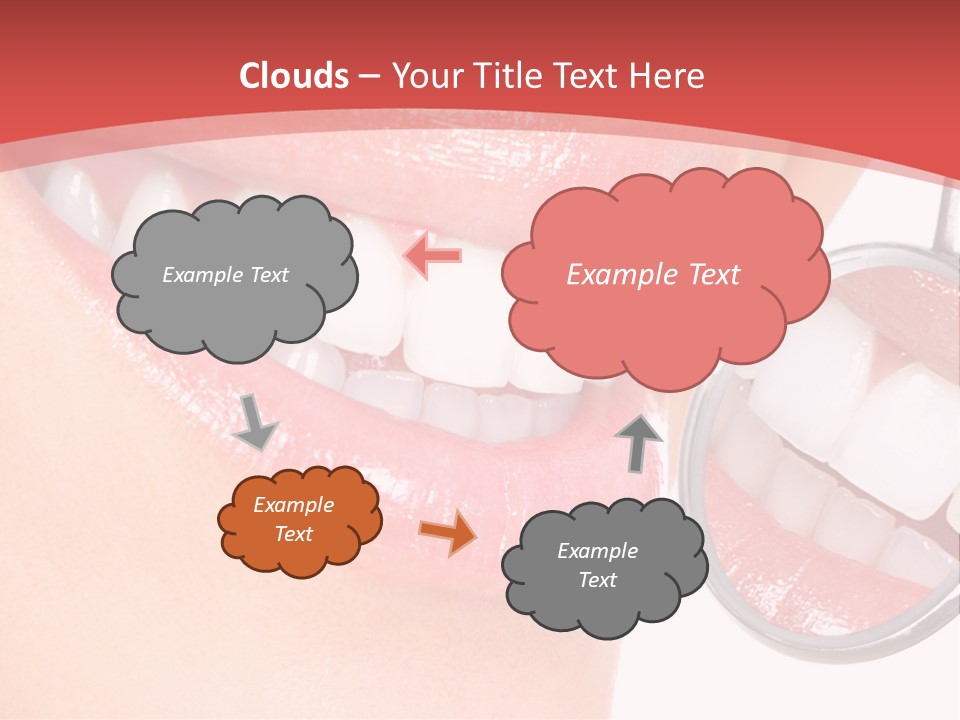 Whitening Woman Young PowerPoint Template