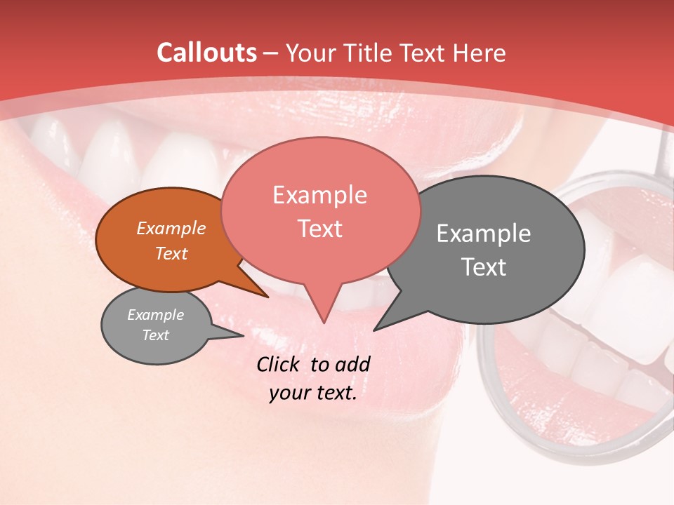 Whitening Woman Young PowerPoint Template