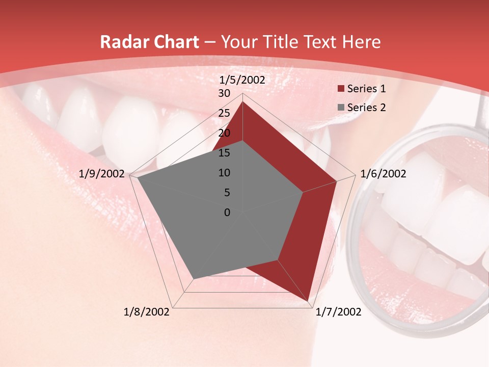 Whitening Woman Young PowerPoint Template