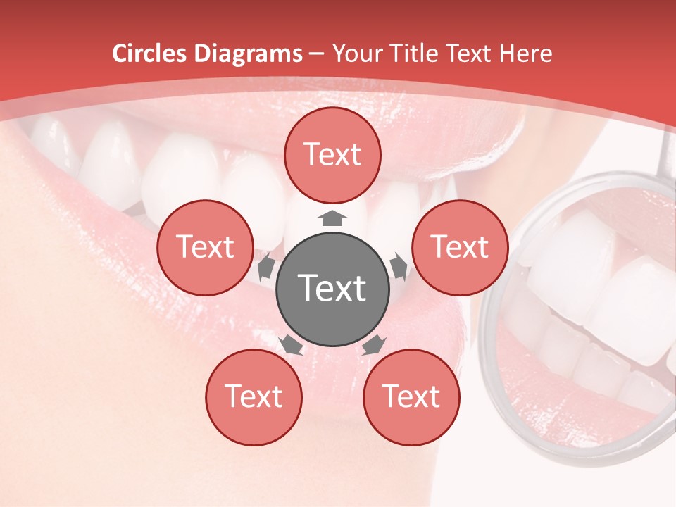 Whitening Woman Young PowerPoint Template