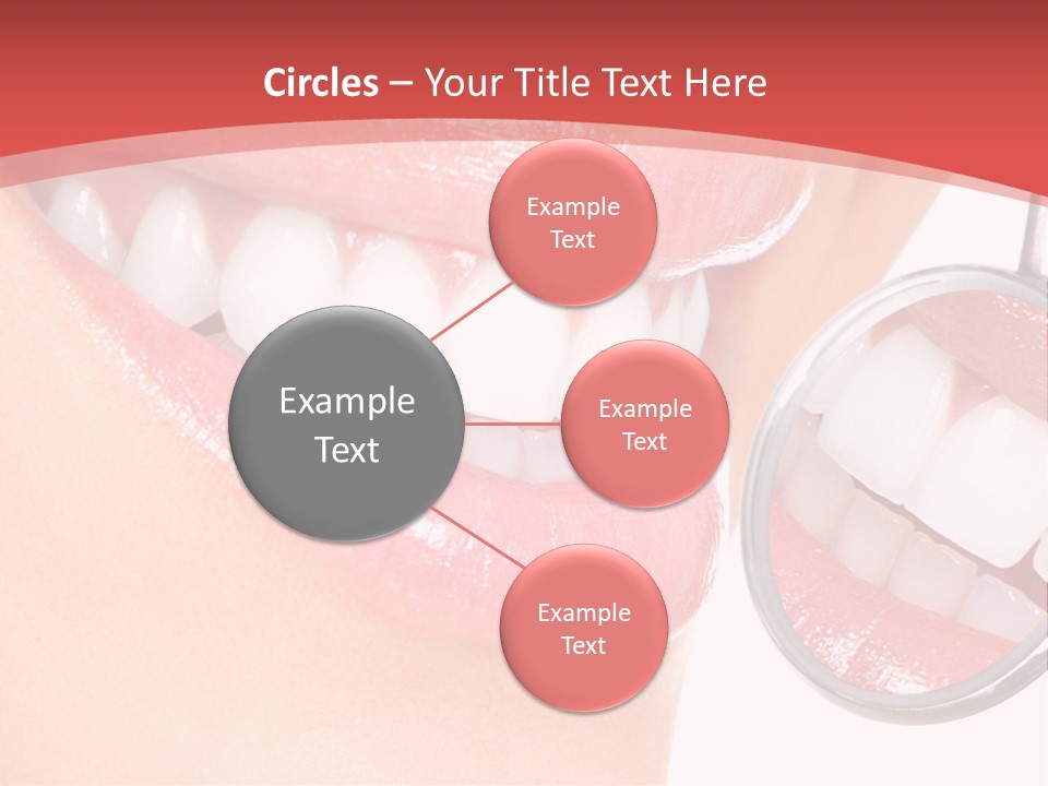 Whitening Woman Young PowerPoint Template