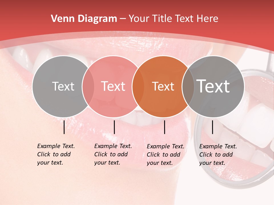 Whitening Woman Young PowerPoint Template