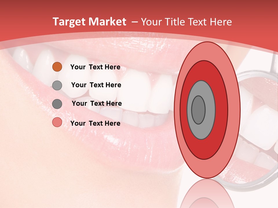 Whitening Woman Young PowerPoint Template