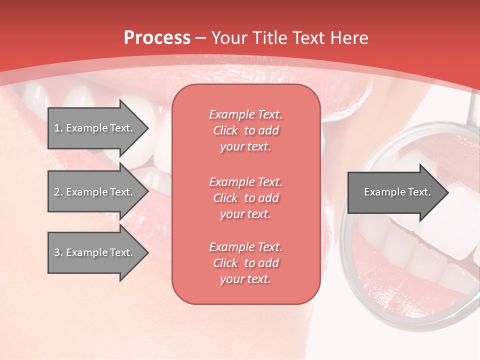 Whitening Woman Young PowerPoint Template