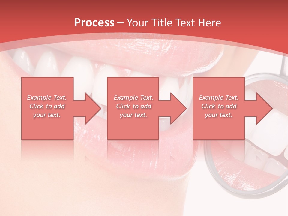 Whitening Woman Young PowerPoint Template