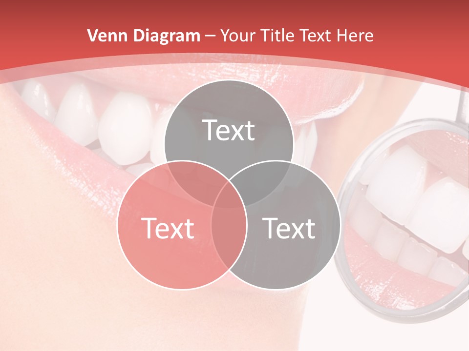 Whitening Woman Young PowerPoint Template