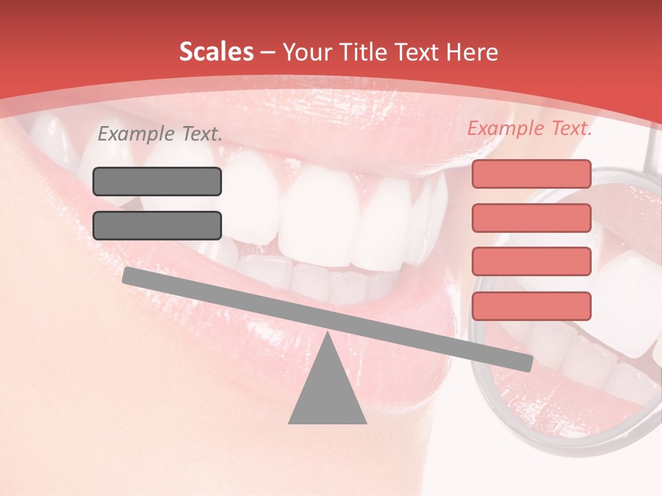 Whitening Woman Young PowerPoint Template