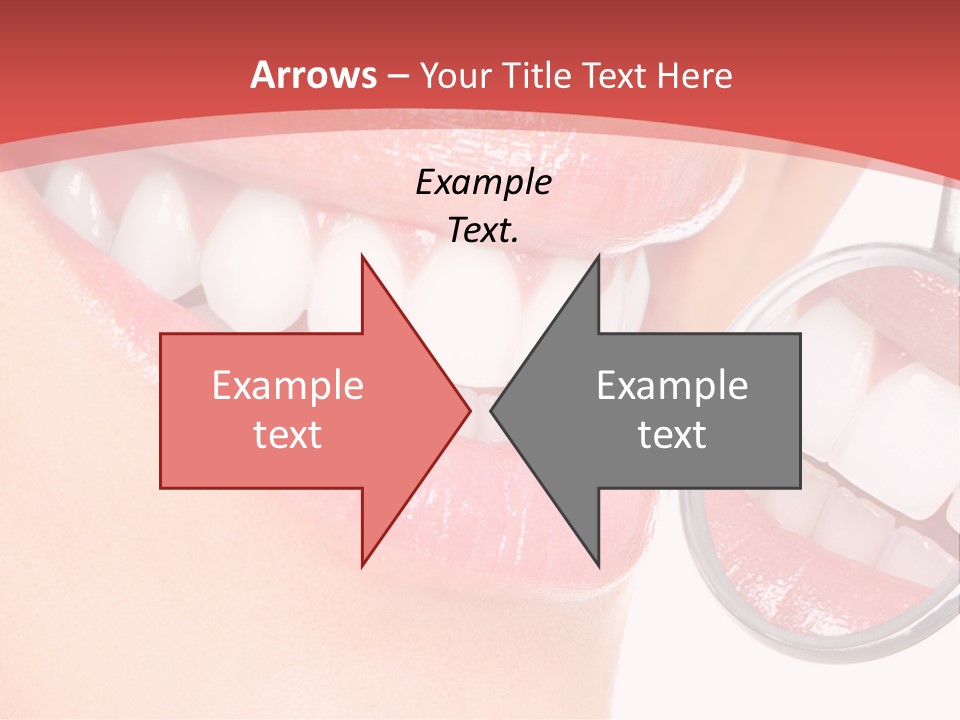 Whitening Woman Young PowerPoint Template