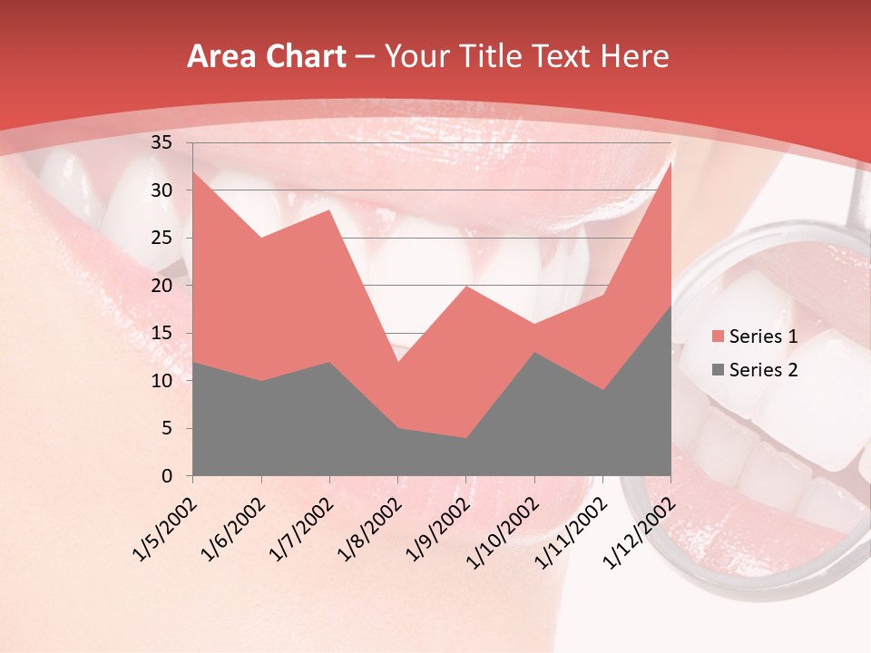 Whitening Woman Young PowerPoint Template