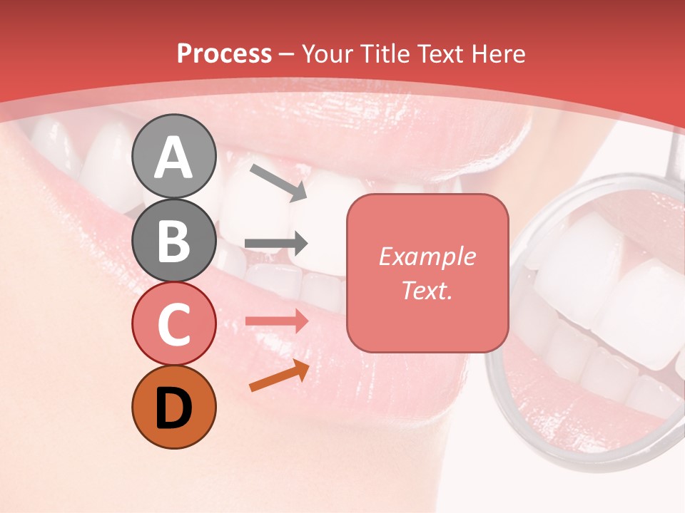 Whitening Woman Young PowerPoint Template