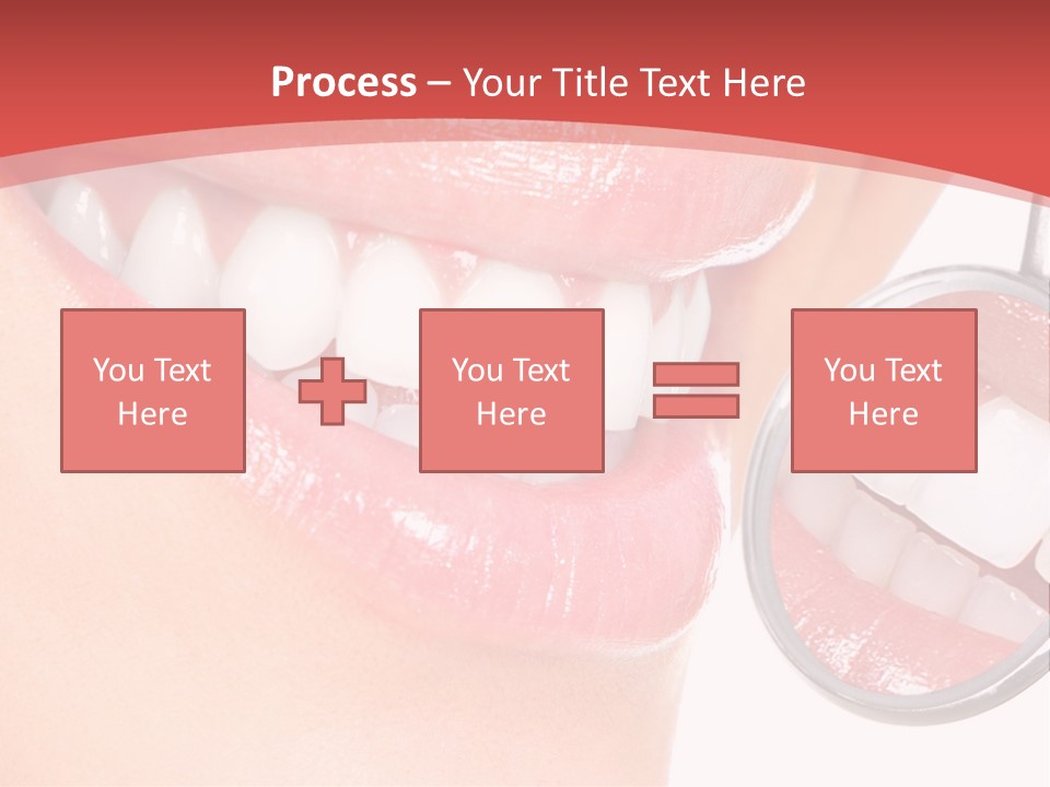 Whitening Woman Young PowerPoint Template