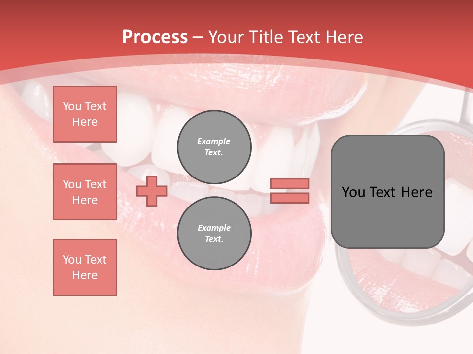 Whitening Woman Young PowerPoint Template