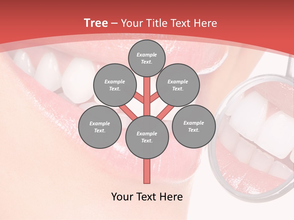 Whitening Woman Young PowerPoint Template