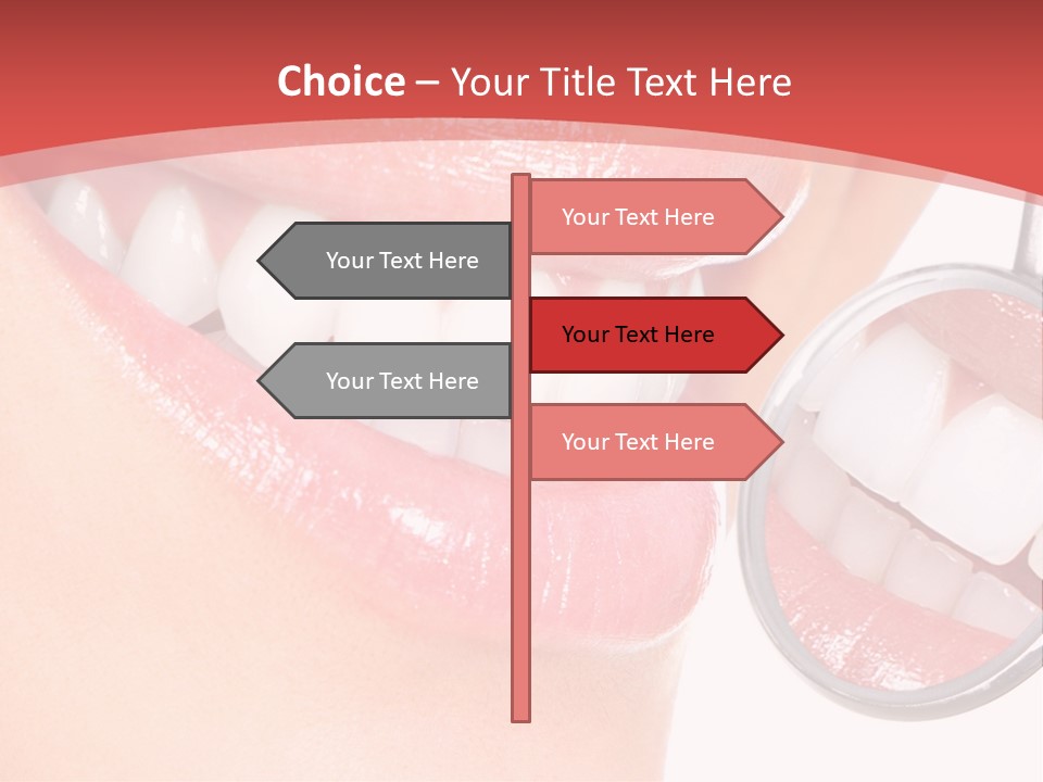 Whitening Woman Young PowerPoint Template