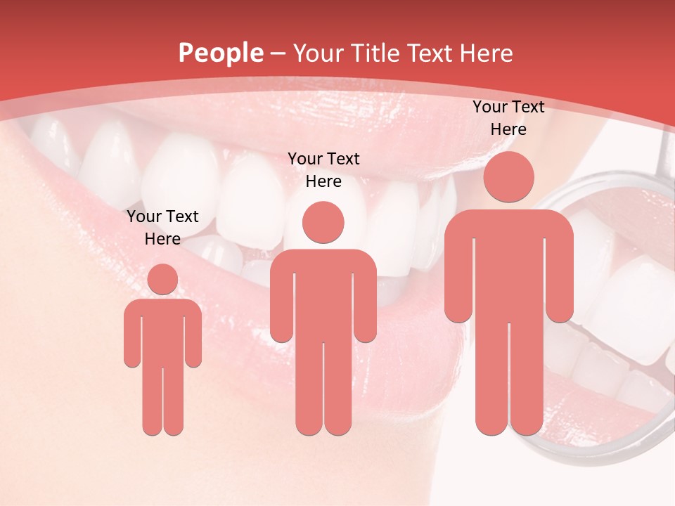 Whitening Woman Young PowerPoint Template