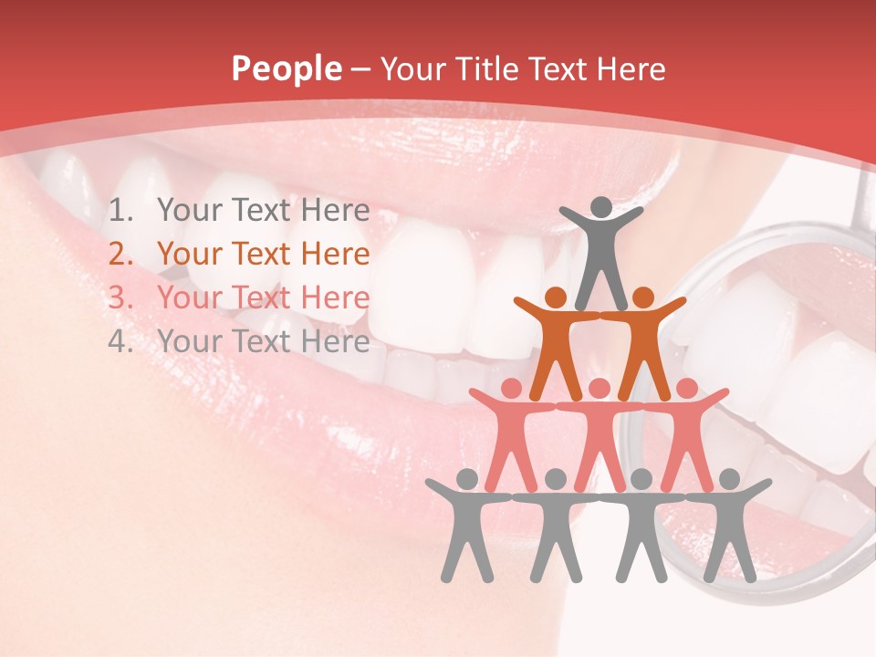 Whitening Woman Young PowerPoint Template