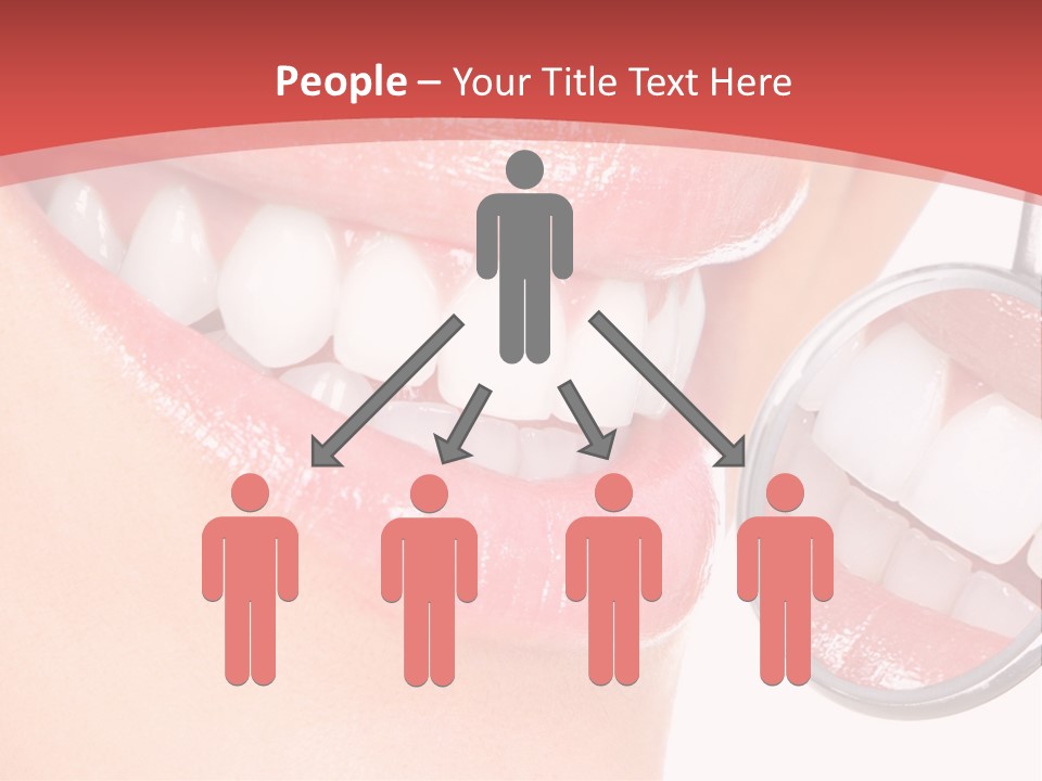 Whitening Woman Young PowerPoint Template