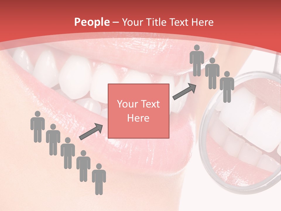 Whitening Woman Young PowerPoint Template