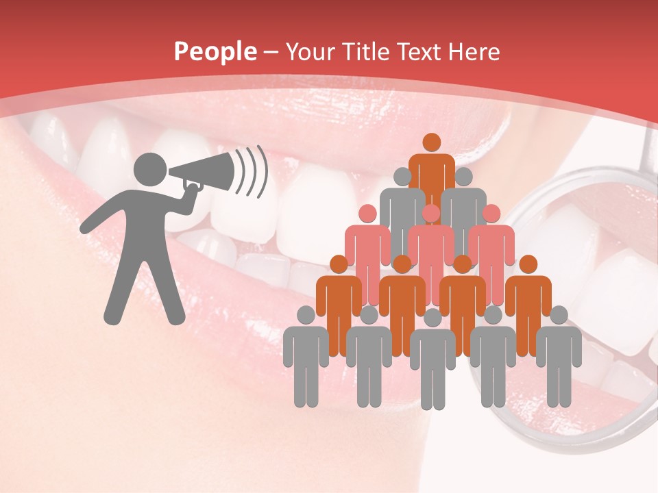 Whitening Woman Young PowerPoint Template