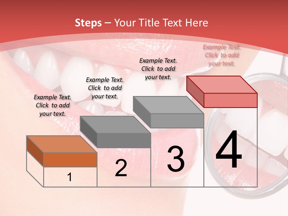 Whitening Woman Young PowerPoint Template