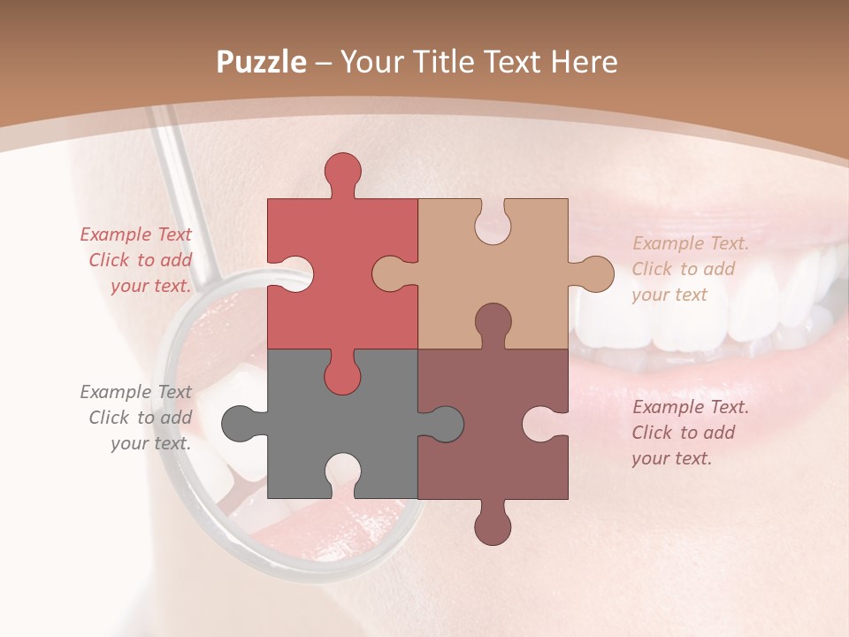 Person Mirror Healthy PowerPoint Template