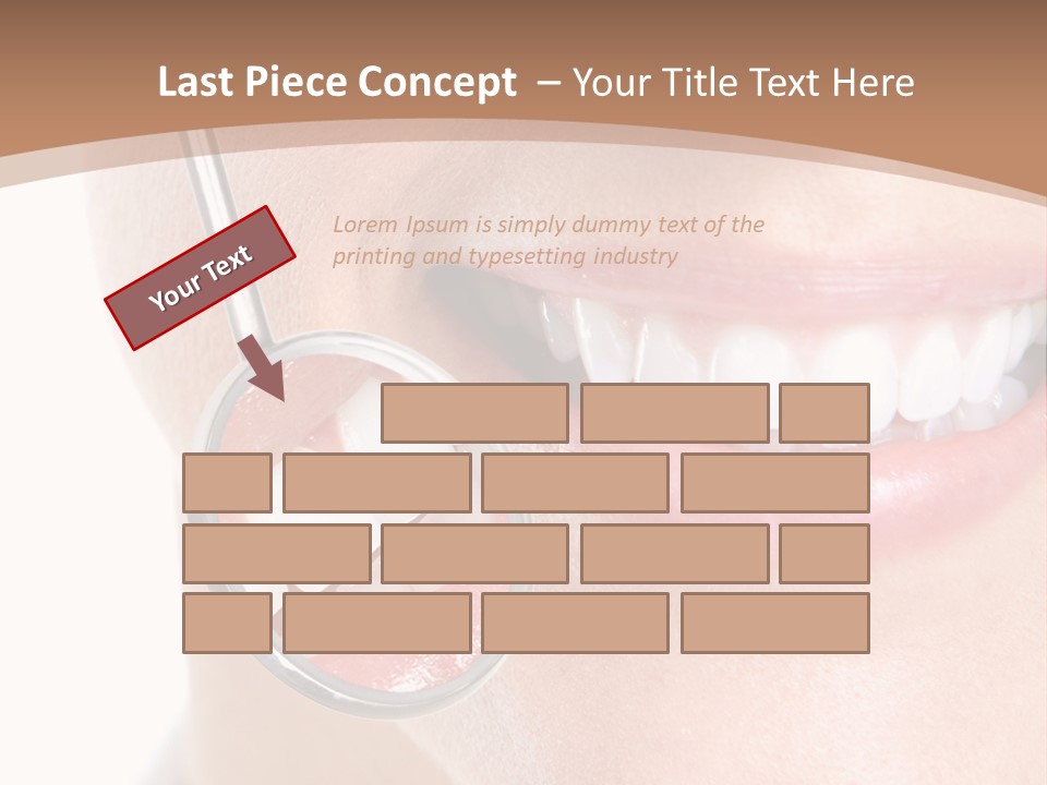 Person Mirror Healthy PowerPoint Template