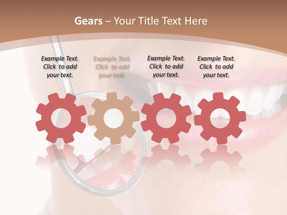 Person Mirror Healthy PowerPoint Template