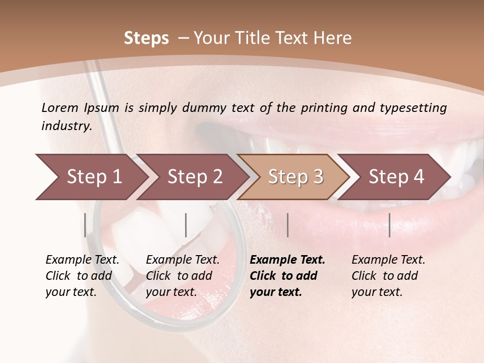 Person Mirror Healthy PowerPoint Template