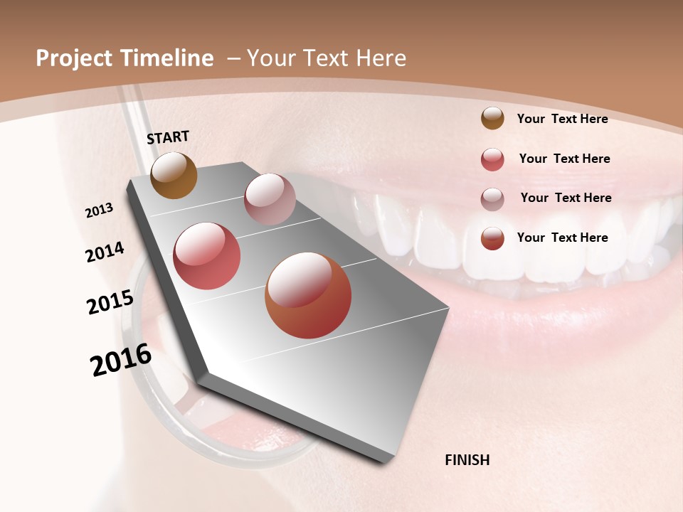 Person Mirror Healthy PowerPoint Template