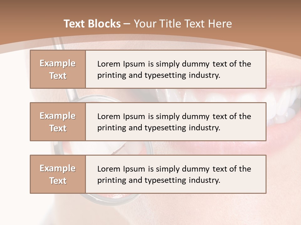 Person Mirror Healthy PowerPoint Template