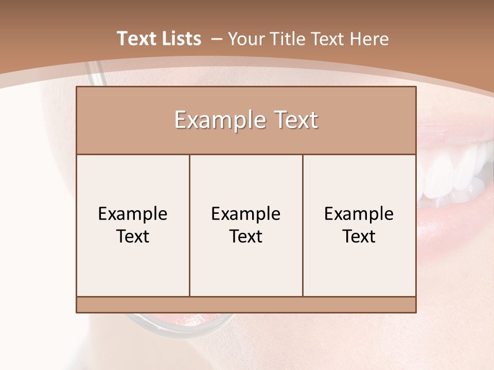 Person Mirror Healthy PowerPoint Template