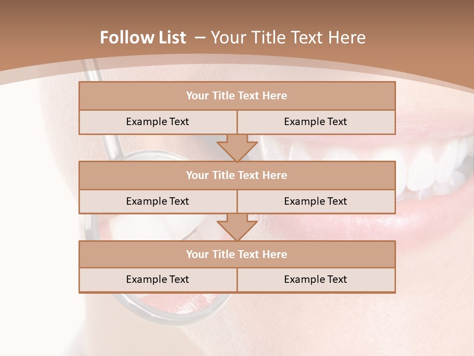 Person Mirror Healthy PowerPoint Template