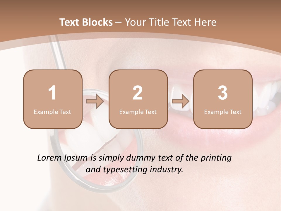 Person Mirror Healthy PowerPoint Template