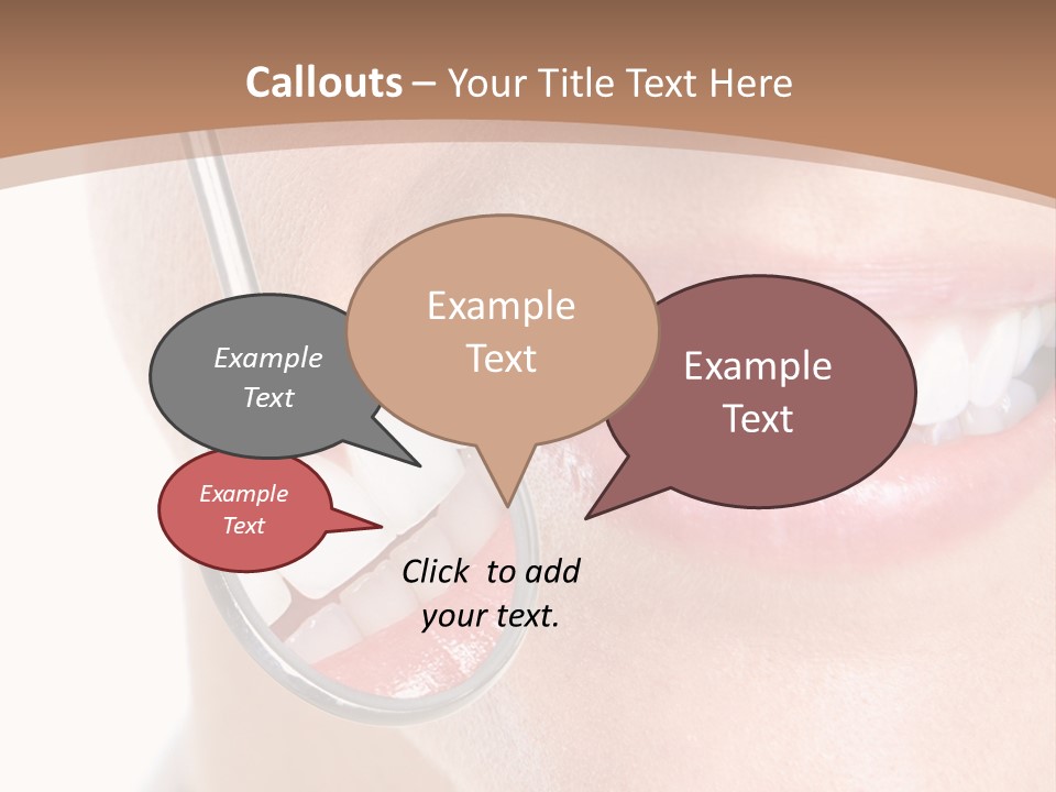 Person Mirror Healthy PowerPoint Template