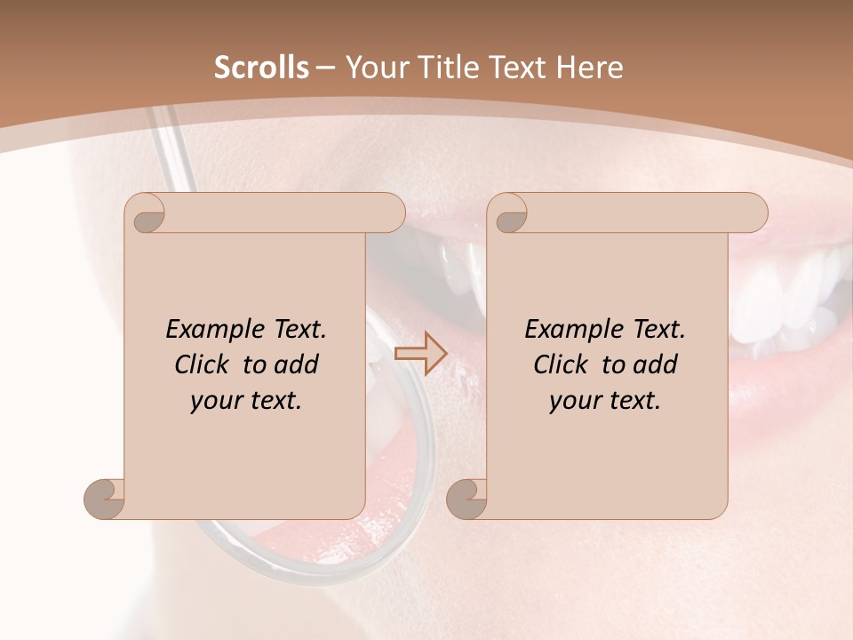 Person Mirror Healthy PowerPoint Template