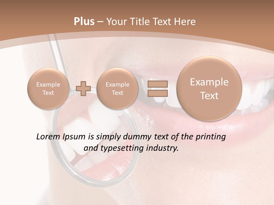Person Mirror Healthy PowerPoint Template