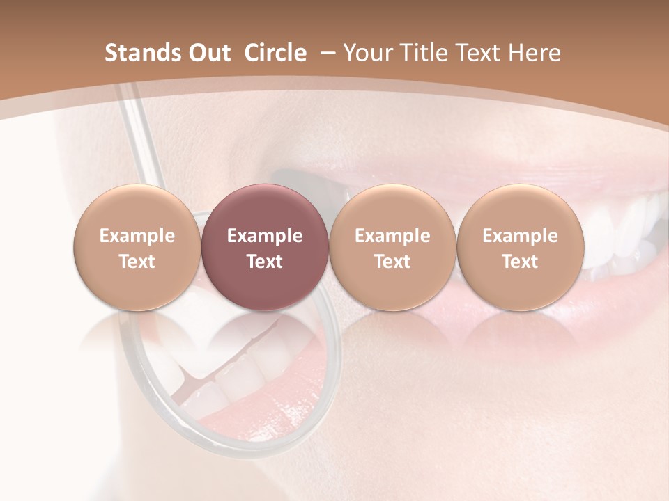 Person Mirror Healthy PowerPoint Template