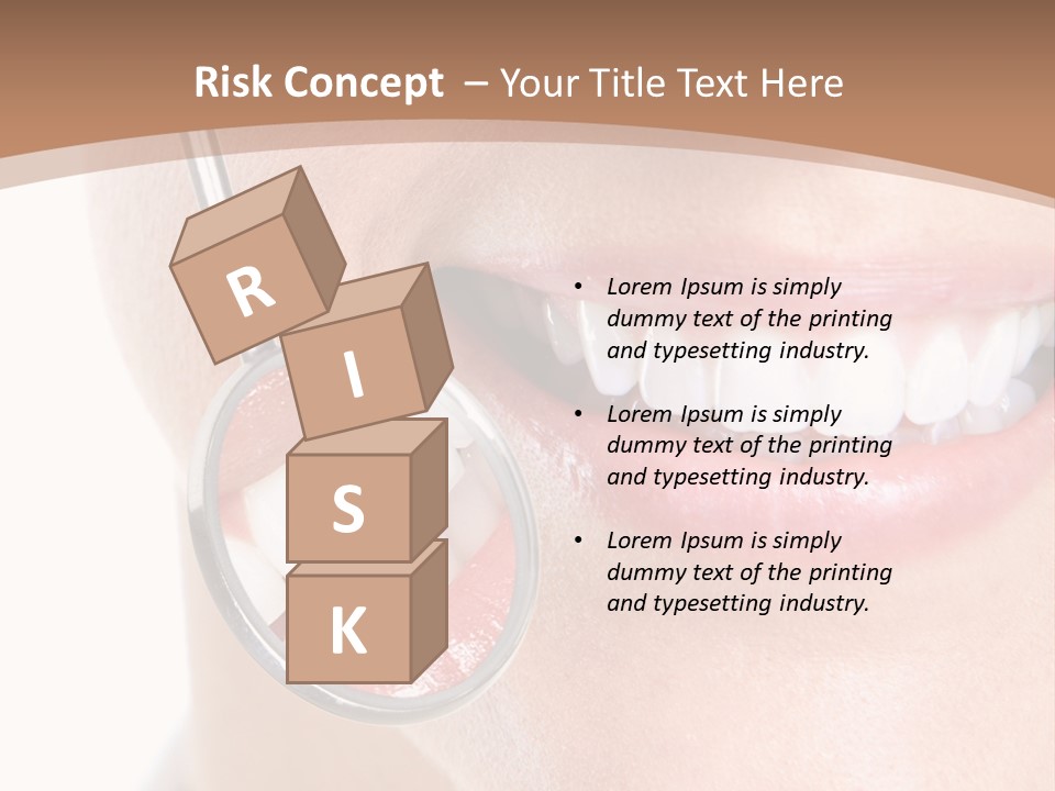 Person Mirror Healthy PowerPoint Template