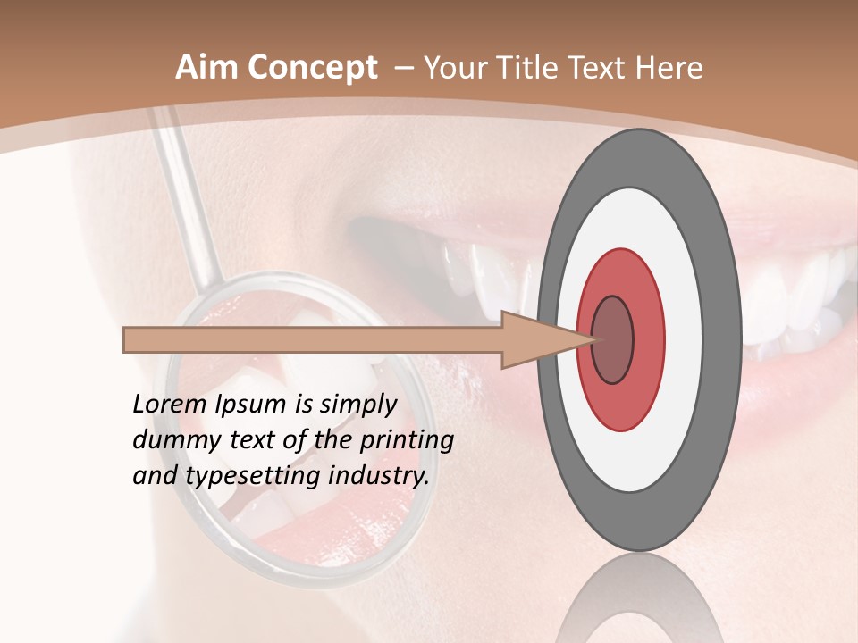 Person Mirror Healthy PowerPoint Template