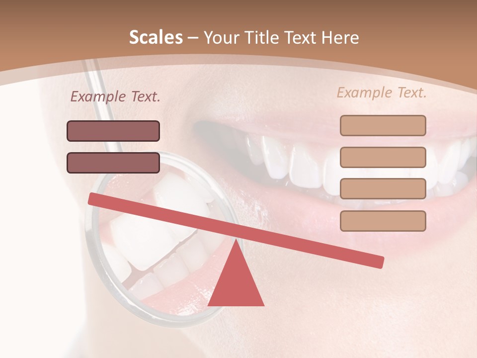 Person Mirror Healthy PowerPoint Template