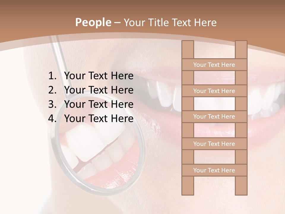 Person Mirror Healthy PowerPoint Template