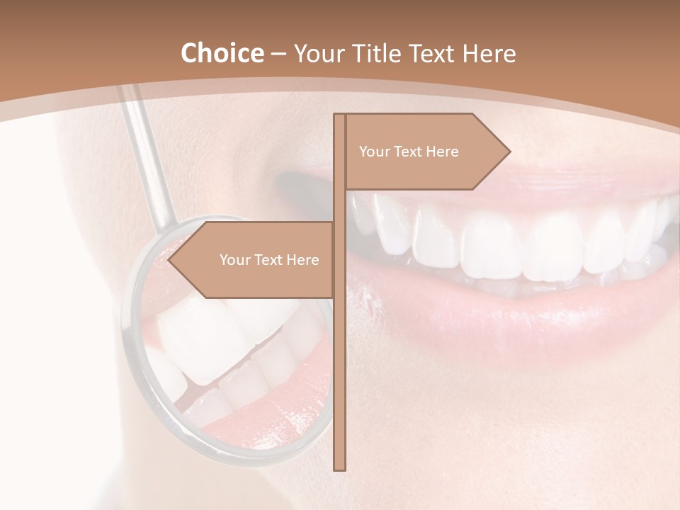 Person Mirror Healthy PowerPoint Template