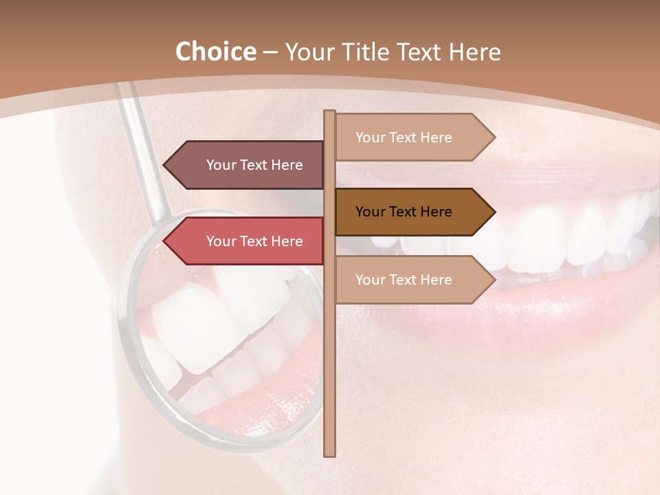 Person Mirror Healthy PowerPoint Template