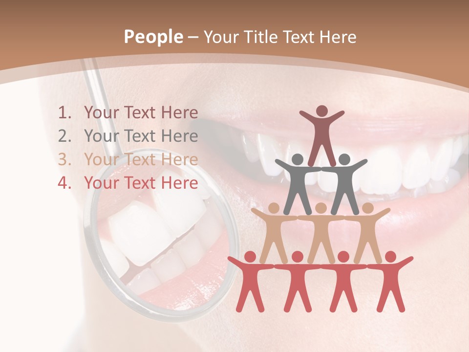 Person Mirror Healthy PowerPoint Template