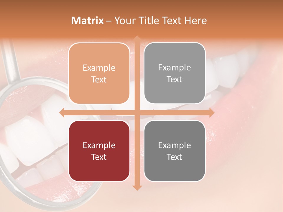 Woman Lady Dentist PowerPoint Template