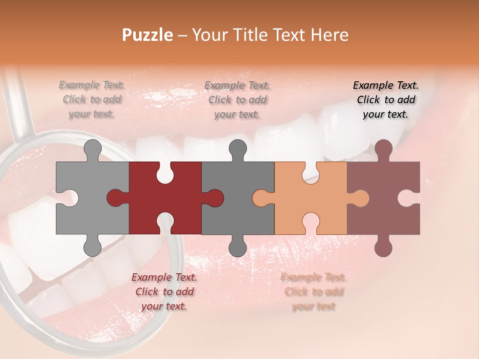 Woman Lady Dentist PowerPoint Template