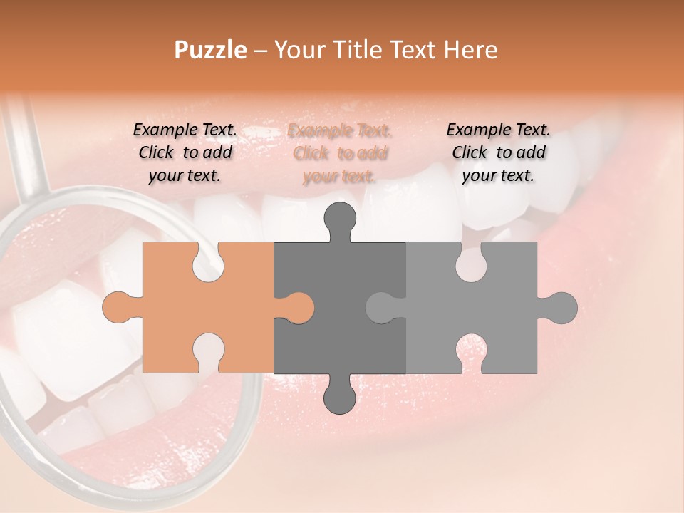 Woman Lady Dentist PowerPoint Template