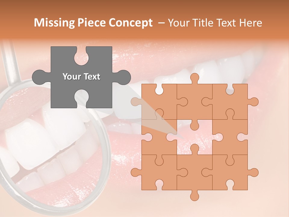 Woman Lady Dentist PowerPoint Template