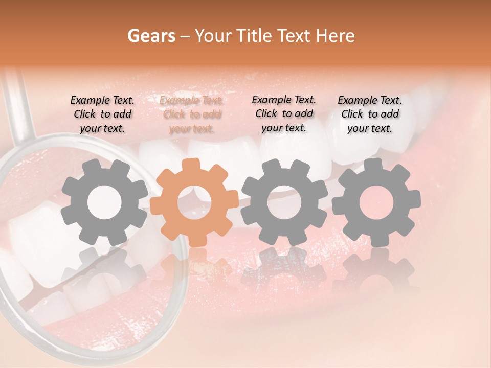 Woman Lady Dentist PowerPoint Template